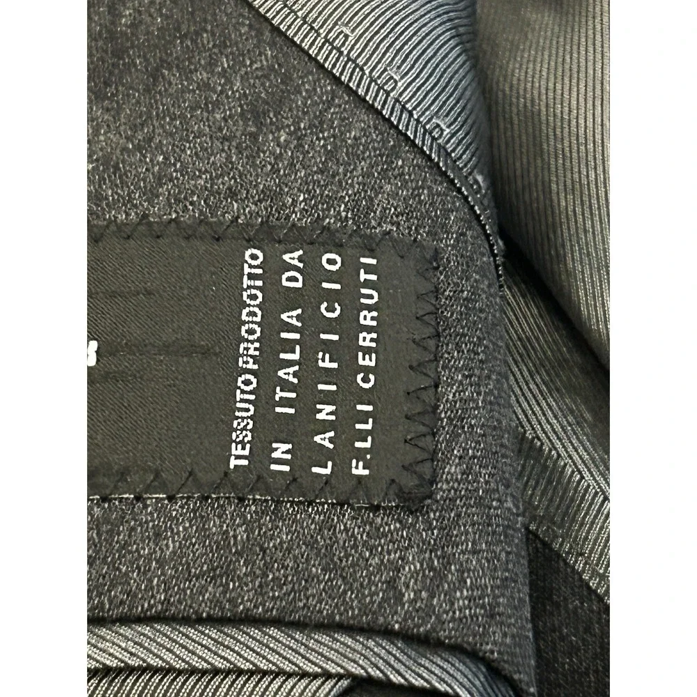 Banana Republic Lanificio Fabric Gray Blazer Sport Coat Mens 42L Wool Modern Fit